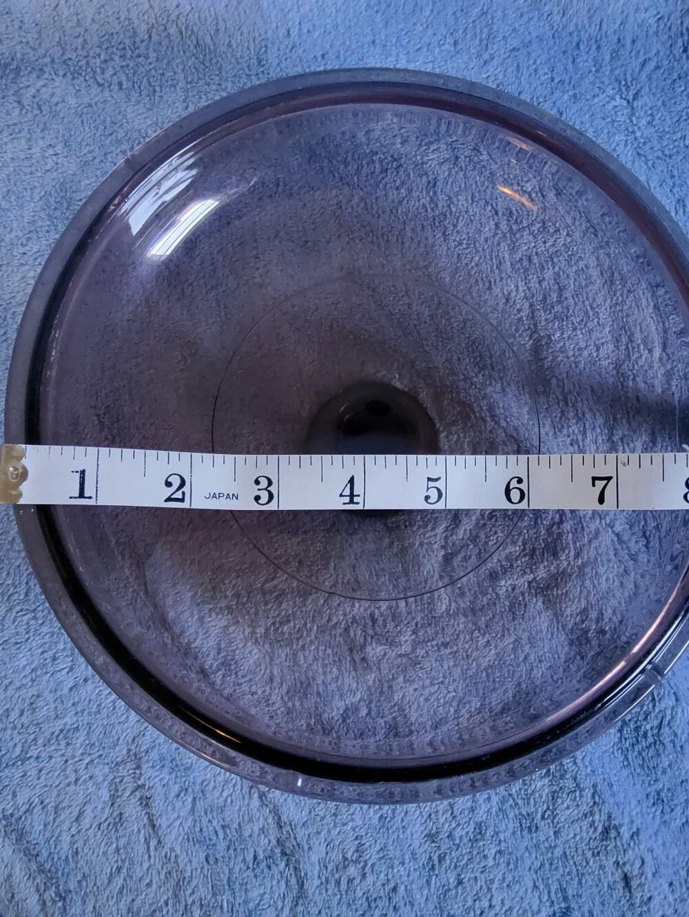 Vintage Pyrex Visions Cranberry Amethyst Purple Glass Lid V-2.5-C 8.5